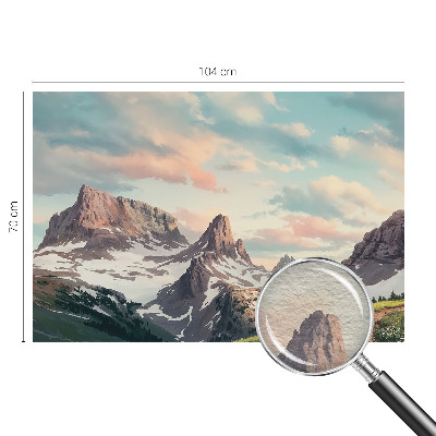 Vlies-Fototapete mit Bergpanorama