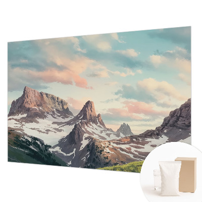 Vlies-Fototapete mit Bergpanorama