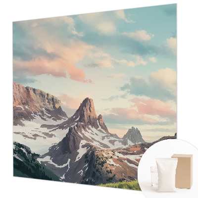 Vlies-Fototapete mit Bergpanorama