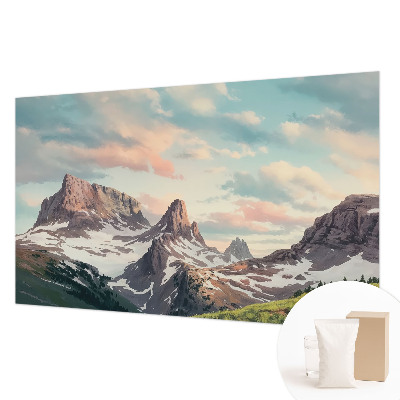 Vlies-Fototapete mit Bergpanorama