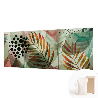 Fototapete fürs Schlafzimmer Abstrakte Blätter