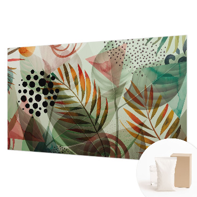 Fototapete fürs Schlafzimmer Abstrakte Blätter