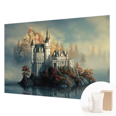 Wand-Fototapete mit Motiv eines Märchenschlosses