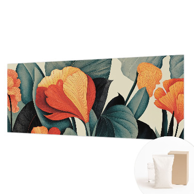 Vlies-Fototapete fürs Wohnzimmer Bunte Blumen