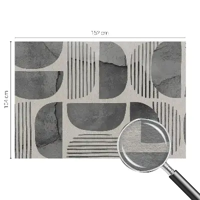 Vlies-Fototapete fürs Kinderzimmer mit geometrischen Formen