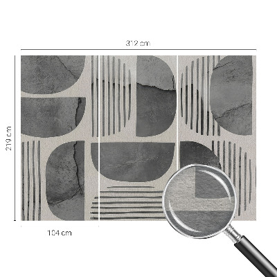 Vlies-Fototapete fürs Kinderzimmer Geometrische Formen