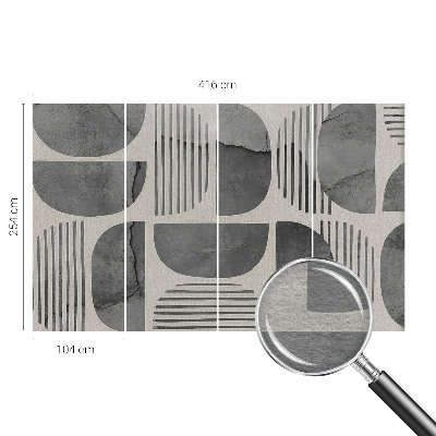 Vlies-Fototapete fürs Kinderzimmer Geometrische Formen