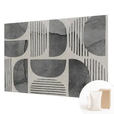 Vlies-Fototapete fürs Kinderzimmer mit geometrischen Formen