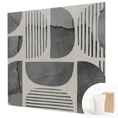 Vlies-Fototapete fürs Kinderzimmer mit geometrischen Formen