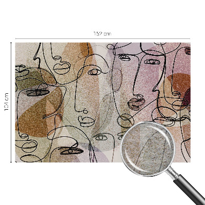 Bedruckte Vlies-Fototapete Lineare Flächen