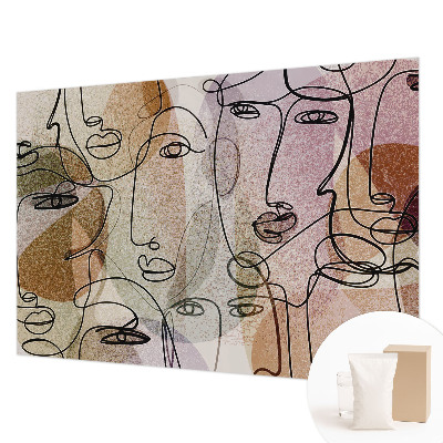 Bedruckte Vlies-Fototapete Lineare Flächen