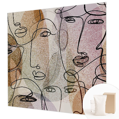 Bedruckte Vlies-Fototapete Lineare Flächen