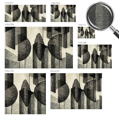 Bildtapete mit geometrischem Muster