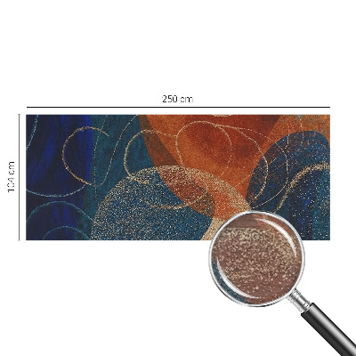 Dekorative Wand-Fototapete Farbenfrohe Formen