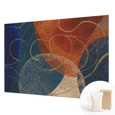 Dekorative Wand-Fototapete Farbenfrohe Formen