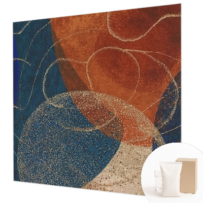 Dekorative Wand-Fototapete Farbenfrohe Formen