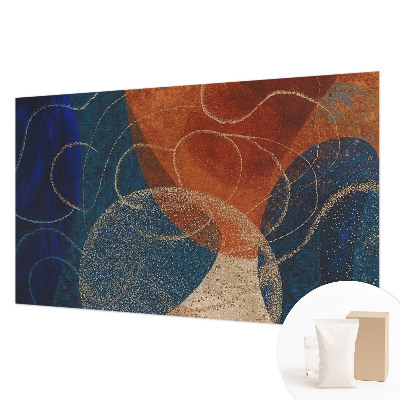 Dekorative Wand-Fototapete Farbenfrohe Formen