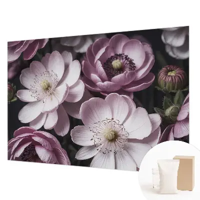 Wand-Fototapete mit floralem Motiv