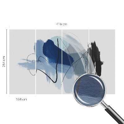 Fototapete fürs Wohnzimmer Farbenfrohe Abstraktionen