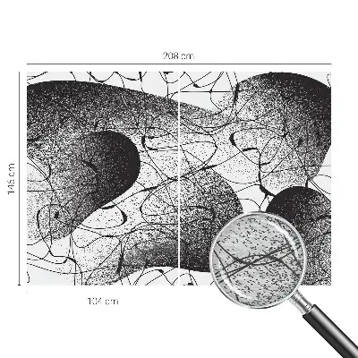 Vlies-Fototapete mit abstraktem Muster