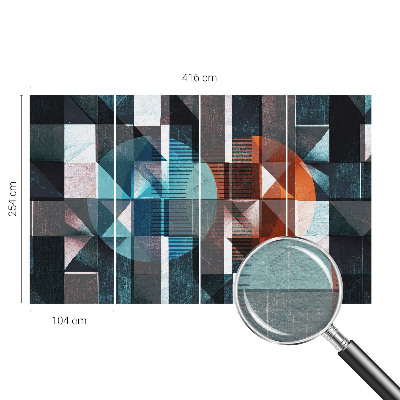 Fototapete fürs Kinderzimmer Abstrakte Formen