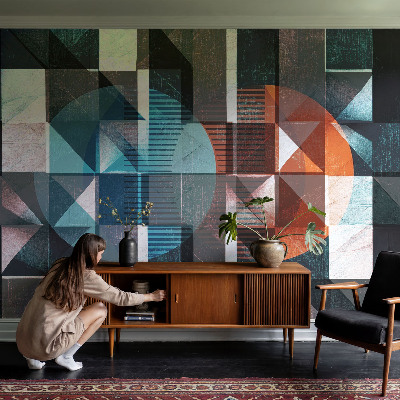 Fototapete fürs Kinderzimmer Abstrakte Formen