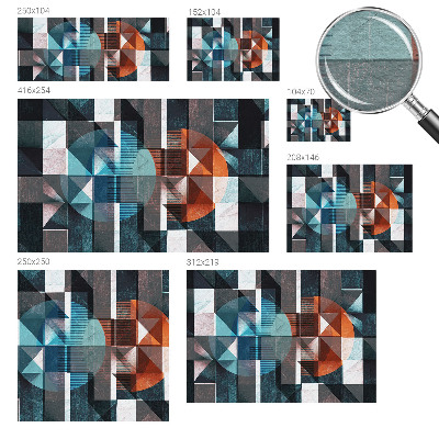 Fototapete fürs Kinderzimmer Abstrakte Formen