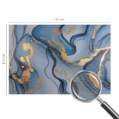 Fototapete fürs Schlafzimmer Blaue Wellen