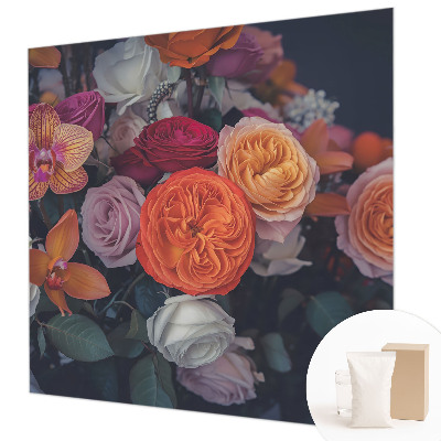 Fototapete aus Vlies Bunter Blumenstrauß