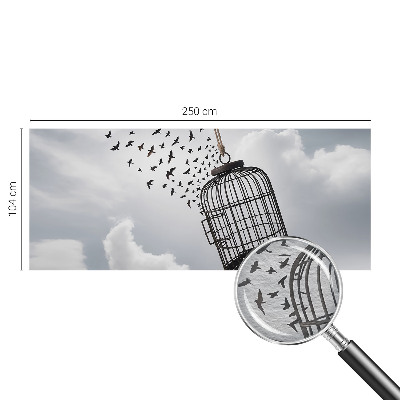 Vlies-Fototapete nach Maß mit Motiv fliegender Vögel