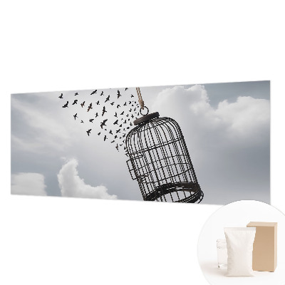 Vlies-Fototapete nach Maß mit Motiv fliegender Vögel