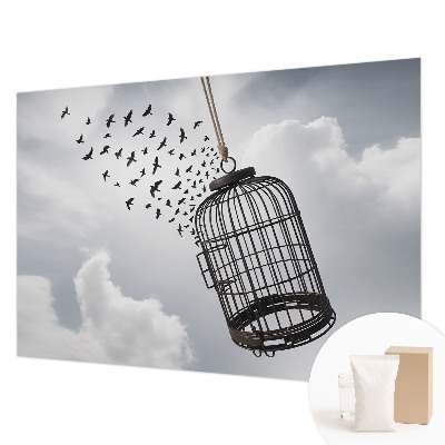 Vlies-Fototapete nach Maß mit Motiv fliegender Vögel