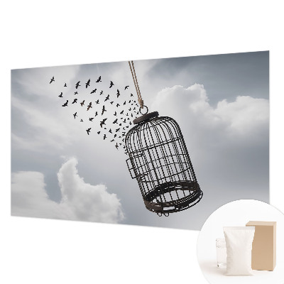 Vlies-Fototapete nach Maß mit Motiv fliegender Vögel