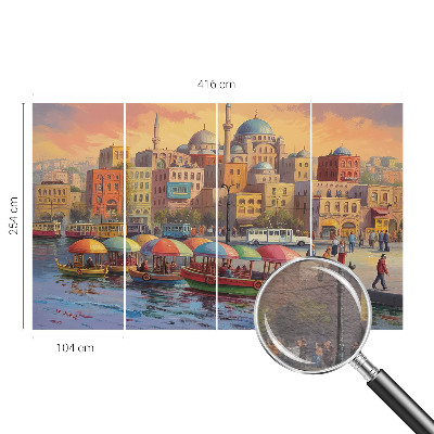 Vlies-Fototapete fürs Wohnzimmer Stadtküste