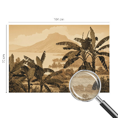 Fototapete nach Maß mit tropischem Panorama