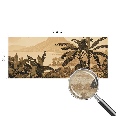 Fototapete nach Maß mit tropischem Panorama