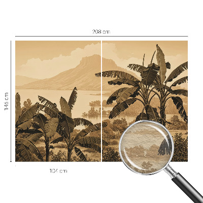 Fototapete nach Maß mit tropischem Panorama