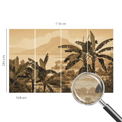 Fototapete nach Maß mit tropischem Panorama
