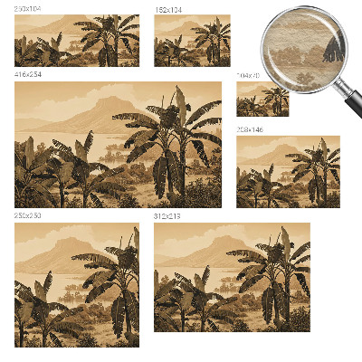 Fototapete nach Maß Tropisches Panorama