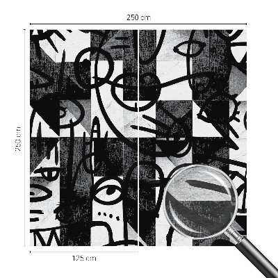 Vlies-Fototapete fürs Schlafzimmer Chaos zeichnen