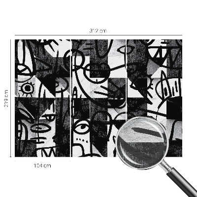 Vlies-Fototapete fürs Schlafzimmer Chaos zeichnen