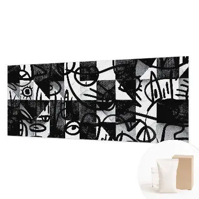Vlies-Fototapete fürs Schlafzimmer mit Motiv „Chaos zeichnen“