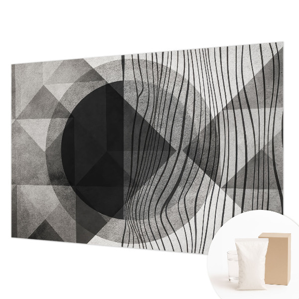 Vliestapete fürs Schlafzimmer Abstrakte Formen