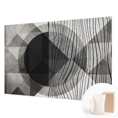 Vliestapete fürs Schlafzimmer Abstrakte Formen