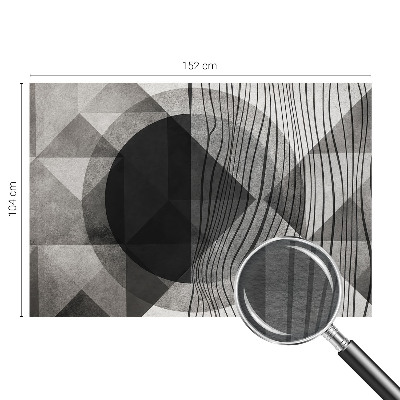 Vliestapete fürs Schlafzimmer Abstrakte Formen