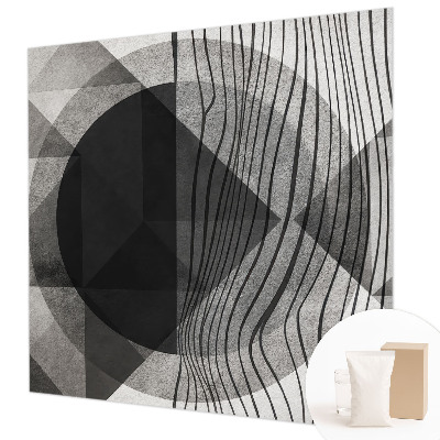 Vliestapete fürs Schlafzimmer Abstrakte Formen