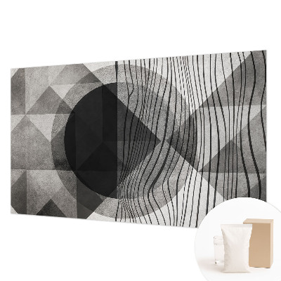 Vliestapete fürs Schlafzimmer Abstrakte Formen