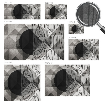 Vliestapete fürs Schlafzimmer Abstrakte Formen