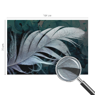 Bedruckte Vlies-Fototapete mit Motiv „Ätherische Feder“