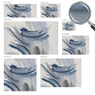 Motivtapete Künstlerische Pinselstriche